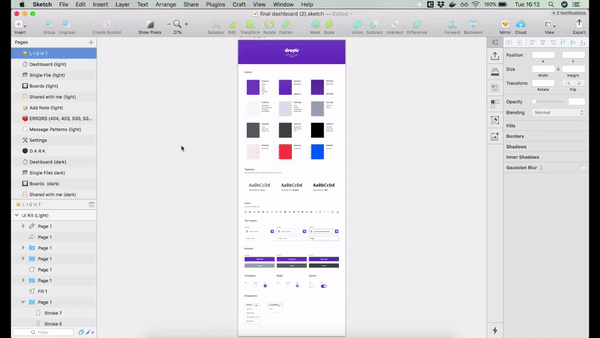 Managing Share Settings · Sketch